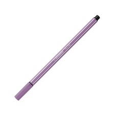 Premium Fibre-Tip Pen - STABILO Pen 68 - Pack of 1 - Grey Violet