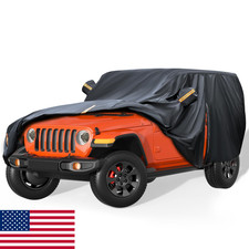 YINOK 600D Waterproof Car Cover Custom Fit for Jeep Wrangler 2 Door 1987-2025 