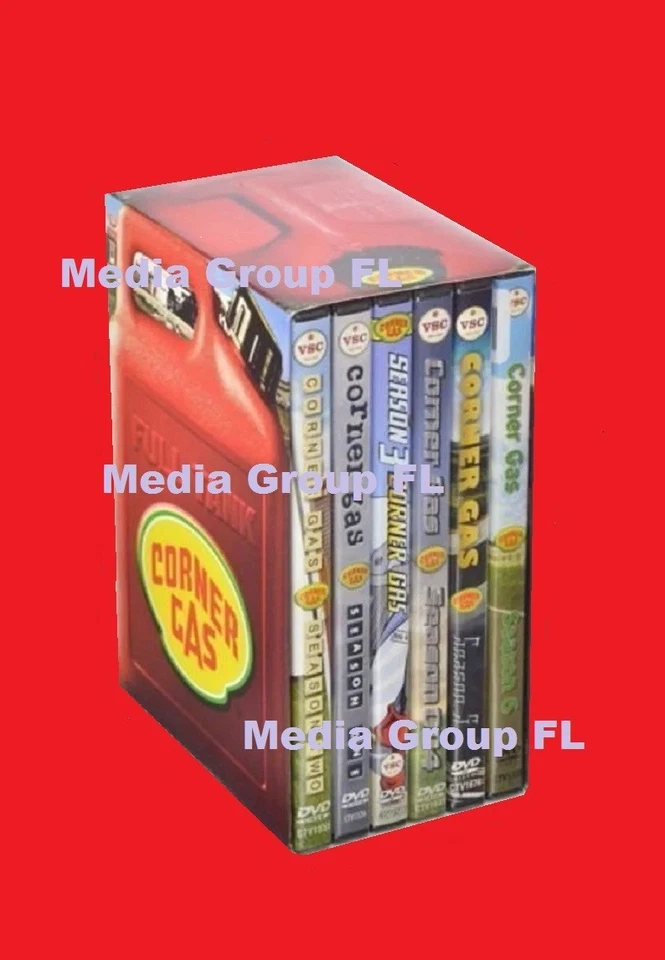 CORNER GAS FULL TANK Complete Series Seasons 1-6 DVD 17-Disc Box Set NEW Foto 2 de 2