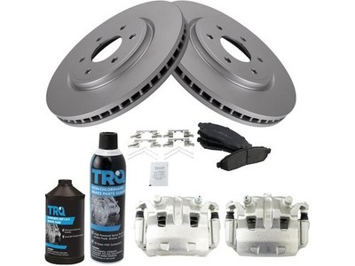For 2005-2012 Nissan Pathfinder Brake Pad Rotor and Caliper Set Front 52634THPS
