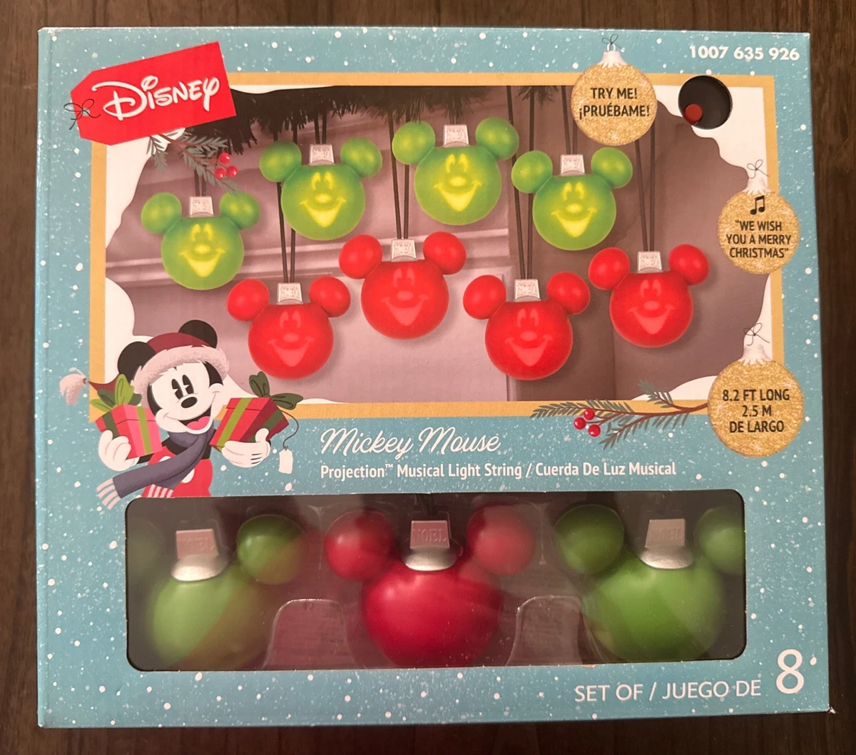 Mickey Mouse Christmas String Lights for sale - eBay