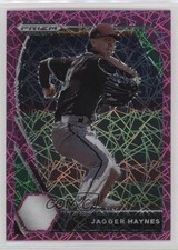 2021 Panini Prizm Draft Picks Pink Velocity Prizm Jagger Haynes #PDP219 17di