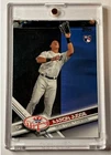 AARON JUDGE 2017 Topps Series 1 Catching RC ROOKIE Paper #287 Flagship
