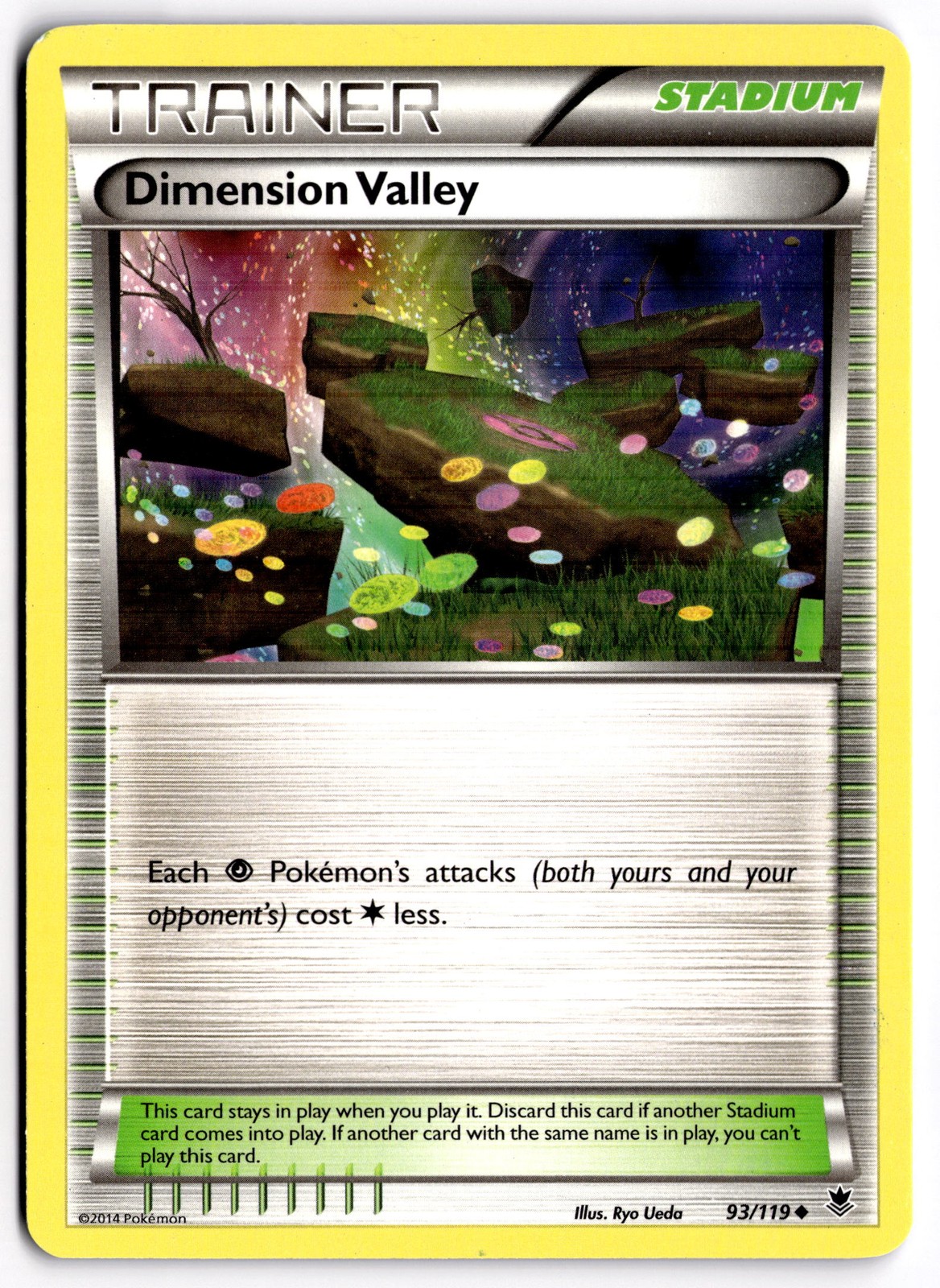 Pokemon TCG Dimension Valley 93/119 XY - Phantom Forces Uncommon NM
