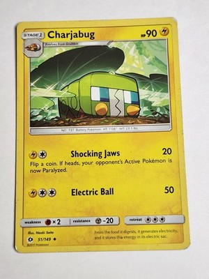 Charjabug 51/149 SM Base Set Regular