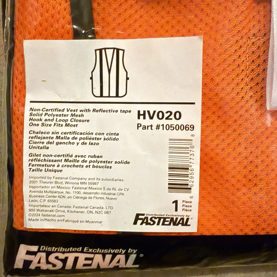 Bodyguard Safety Gear High Visibility Apparel 7 Pack, One Size HV020, Free Stuff - Image 3 of 4