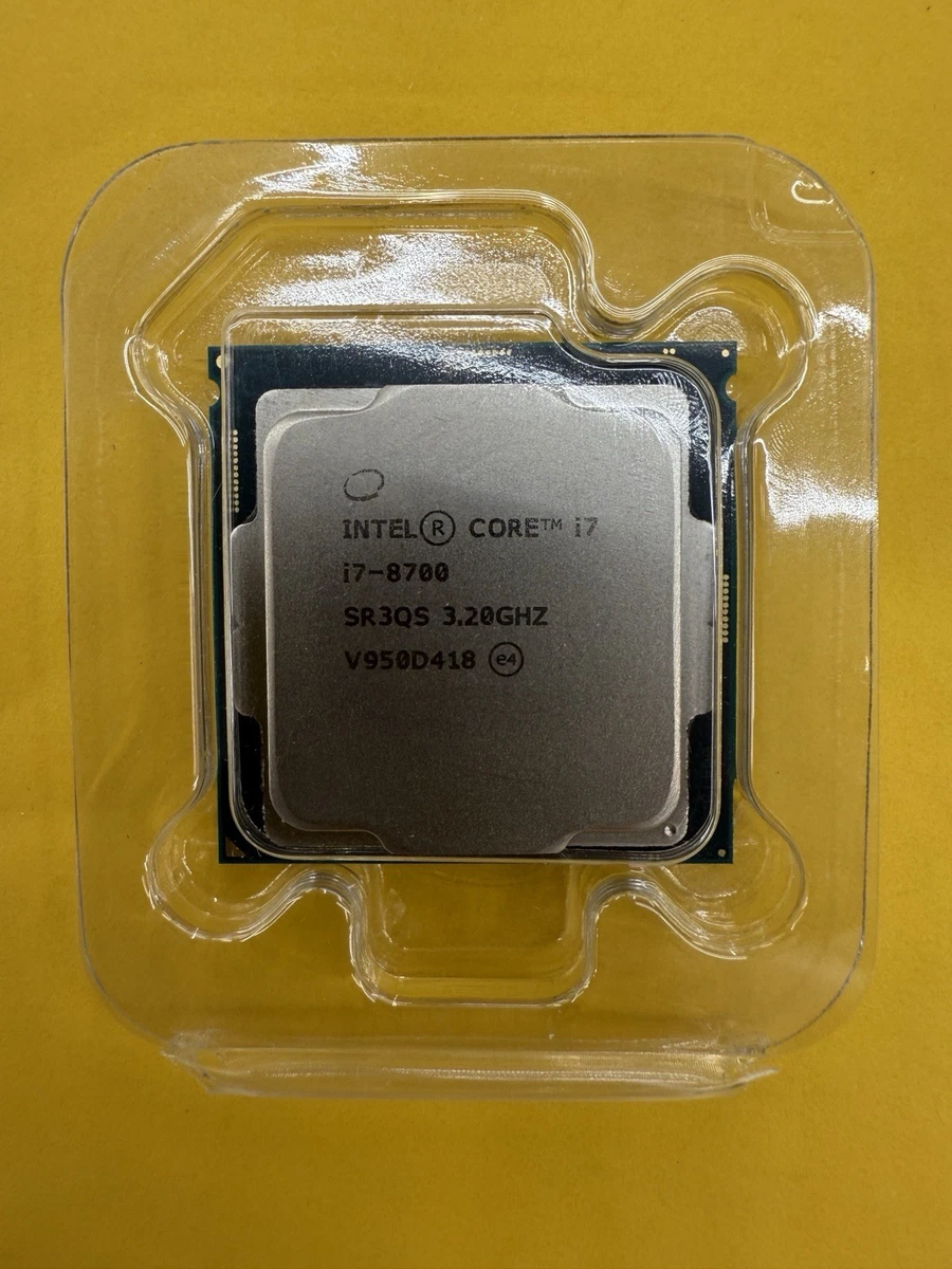 Intel Core i7-8700 Processor Model LGA 1151/H4 Socket Type 6 Core