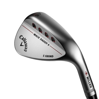CALLAWAY MACK DADDY 4 CHROME LOB WEDGE 58°-10° (BOUNCE) S GRIND STEEL S200 (STIF