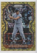2021 Panini Prizm Gold Donut Circle Prizm 10/10 Brooks Robinson #59 HOF 0c3