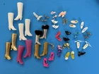 Vintage 11” And 5” Doll Shoes Boots 26 Pairs Unknown Eras