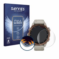 4X Full-Screen Schutz Folie FüR Garmin Descent Mk3 (43 Mm) 3D Edge Display