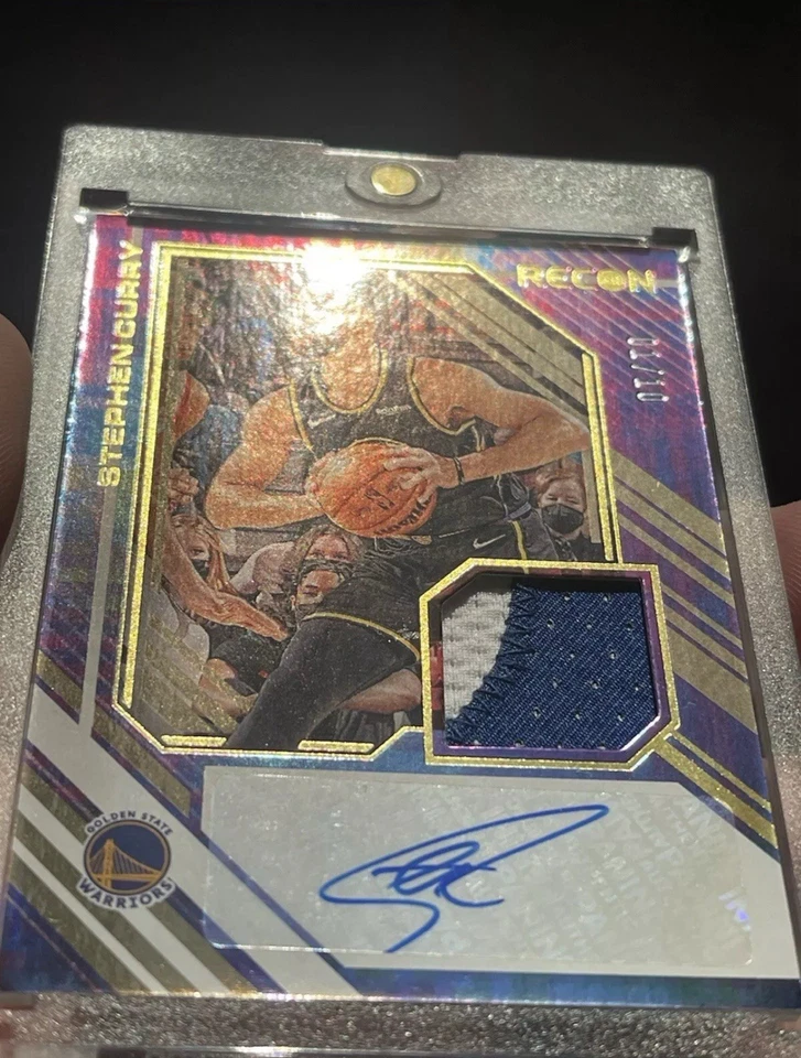 🔥2021 Recon -curry Jersey Autographs /10 1st On Print + JSA Autograph Jersey - Image 4 of 4