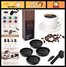 Reusable Coffee Capsule Lids for Nespresso Vertuoline - Food Grade Silicone, Fit