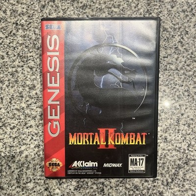Mortal Kombat II 2 (Sega Genesis, 1994) - No Manual Sega Genesis