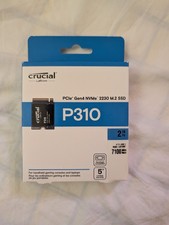 Crucial P310 2TB PCIe Gen4 2230 NVMe M.2 7100 MB/s Internal SSD CT2000P310SSD2