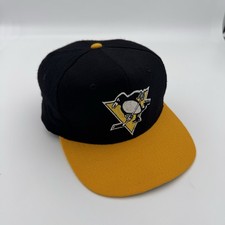 Vintage Pittsburgh Penguins Snapback Hat Cap Wool Pro Star Universal 90s NHL