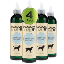 Pawfume Dog Ear Cleaner 4-Pack | Itchy Ear Relief, St. John’s Wort & Almond, Vet