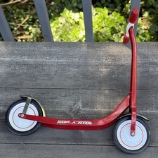 Mini Radio Flyer Scooter Decoración Muñeca Arte Decoración Hogar De Colección