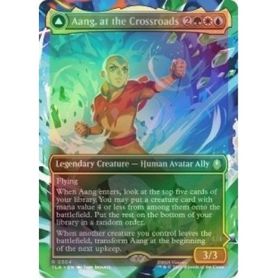 FOIL AANG, AT THE CROSSROADS (BORDERLESS) Avatar: The Last Airbender TLA MTG