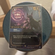 Ahri - Inquisitive OGN 119a/298 Alternate Art Showcase Riftbound — live eBay listing