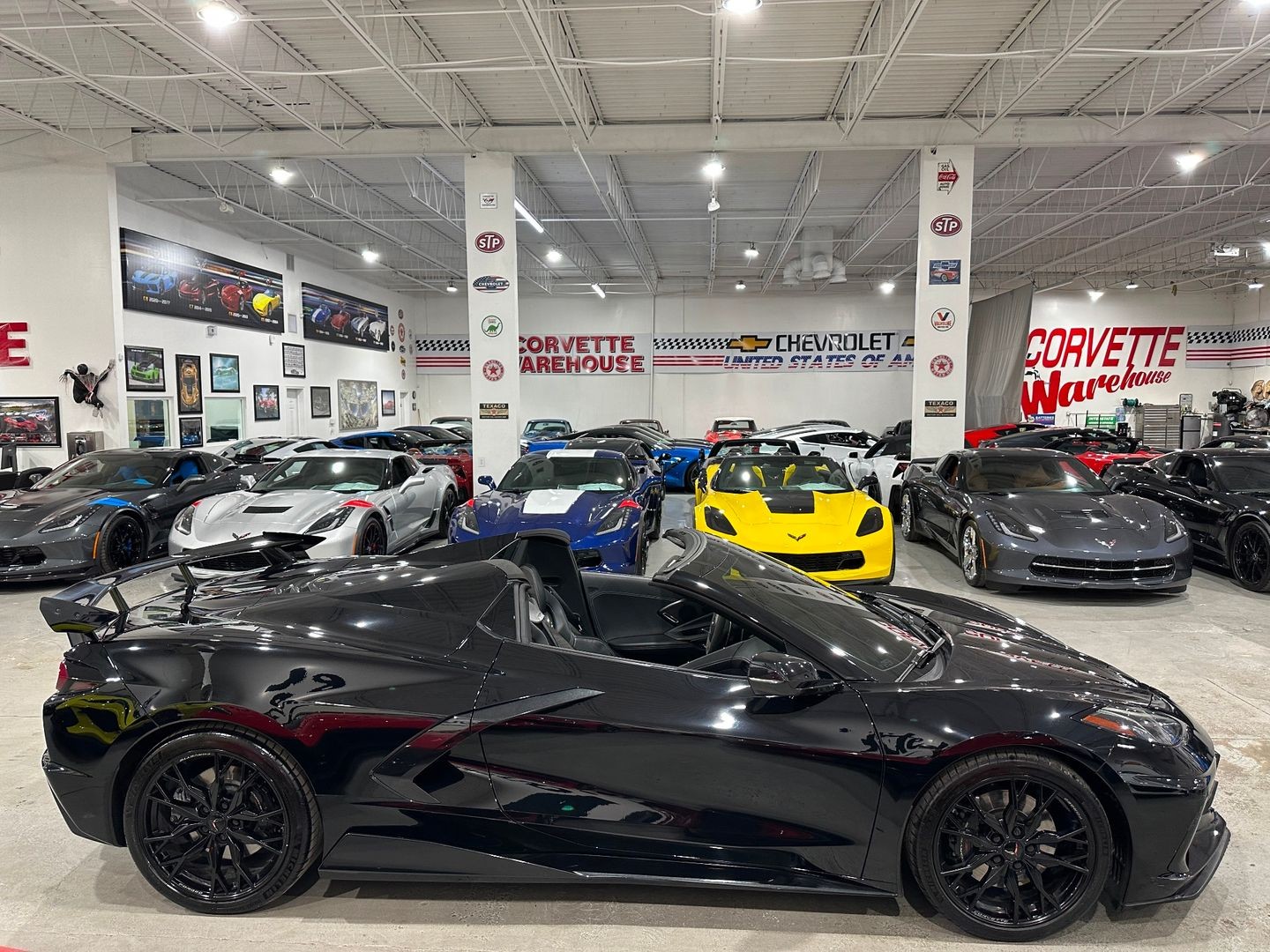 2023 [GBA] Black Chevrolet Corvette   | C8 Corvette Photo 6