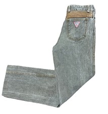 VTG GUESS by Georges Marciano 80s 90s Brown Denim Jeans Mens 30 USA Single Stitc