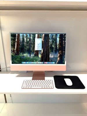 Apple iMac 24” (2021) M1 Chip | 8GB RAM | 512GB SSD | Pink – 6