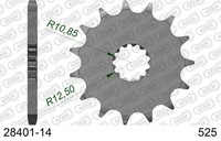 Ritzel Antriebsritzel 14-ZäHne 525-Teilung FüR Suzuki GSX-S 1000 Bj. 2015-2016