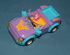 FRIENDS, STEPHANIE'S COOL CONVERTIBLE SET 3183 - LEGO - 2012 - USED