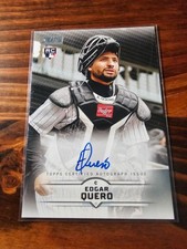 2025 Topps Stadium Club Edgar Quero RC On Card Auto #SCBA-EQ White Sox
