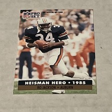 Bo Jackson 1991 Pro Set #42 Auburn Tigers 2-Sport Legend NM-MT
