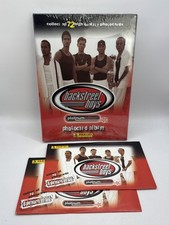 Vintage 1999 Panini Backstreet Boys Photo Cards x 2 packs & Album x 1