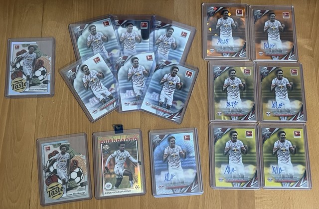 Assan Ouedraogo Topps Sammlung Lot Auto Rookie RC /25 /50 /52 /75 Jersey Number