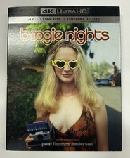 Boogie Nights [4K Ultra HD, 1997] New. Sealed. Blu Ray, Digital Code, Slipcover