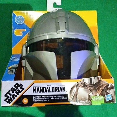 Star Wars The Mandalorian Electronic Mask Hasbro w Sound Effects FAST SHIPPING 