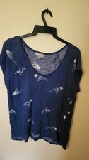 Bird and Branch Print Linen-Blend Curtain Panel(s) — listing 2