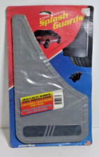 Rubber Splash Guards Mud Flaps For Car Fenders Gray Vintage