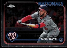EDDIE ROSARIO 2024 TOPPS CHROME UPDATE WASHINGTON NATIONALS #USC189