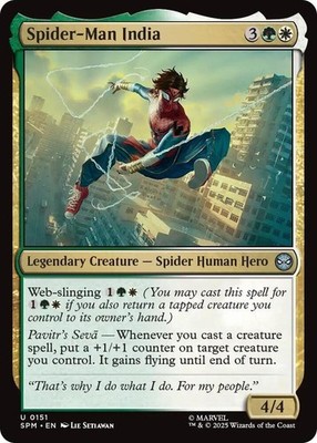 Spider-Man India Foil 151 SPM NM U