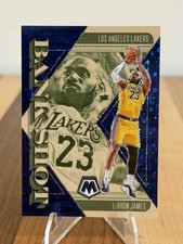 2024-25 Mosaic LeBron James Bank Shot Fast Break Blue Disco Lakers SP 55/85