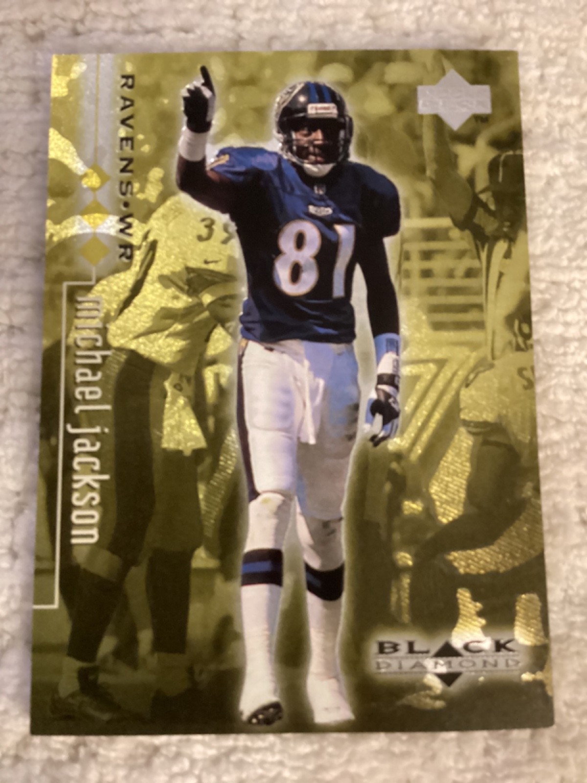 1998 Upper Deck Black Diamond Rookie Edition Triple /1500 Michael Jackson #9