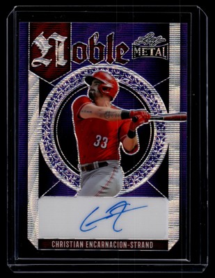 Christian Encarnacion-Strand 2023 Leaf Metal Noble Wave Auto Card /7 #N-CES