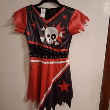 Monster High Style Draculaura Spirit Halloween Scare Squad Cheerleader Costume M
