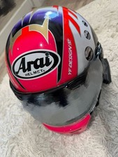 Arai Rapide Neo Harada XL 61-62cm Helmet Glass Coated W/Extra Shield Used t66