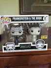 Funko Pop Movies Frankenstein And The Bride 2 Pack Not mint-side Plastic Dmg
