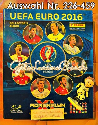UEFA Euro 2016 France Adrenaly XL PANINI Auswahl to choose 226 - 459 (Teil 2/2)