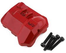 Yeah Racing Aluminum Front/Rear Differential Cover for Traxxas TRX-4 Red 