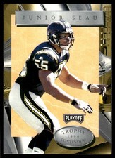 Junior Seau 1996 Playoff Trophy Contenders #55 Chargers NFL READ FREE SHIPPING