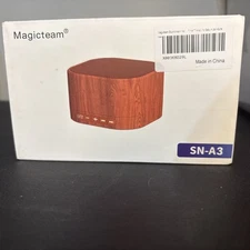 Magicteam Sound Machine Wood Grain with 20 Natural Soothing Sounds Sealed New