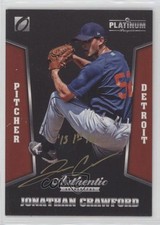 2013 Onyx Platinum Prospects Gold Ink /175 Jonathon Crawford Jonathan Auto wd7